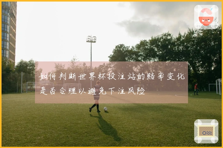 如何判断世界杯投注站的赔率变化是否合理以避免下注风险