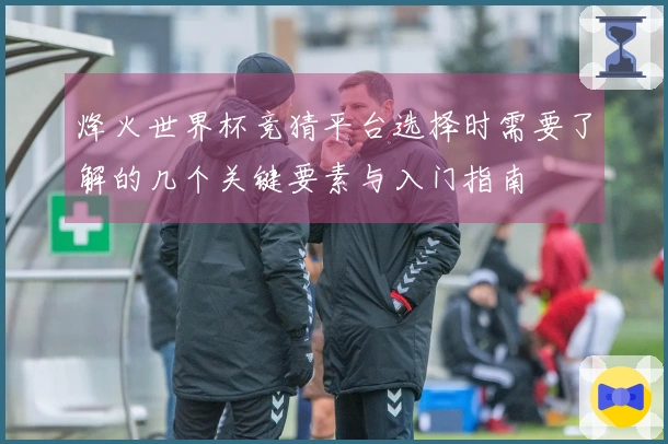 烽火世界杯竞猜平台选择时需要了解的几个关键要素与入门指南